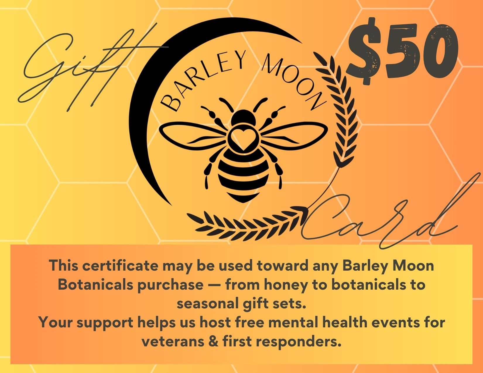 Barley Moon Botanicals Gift Card