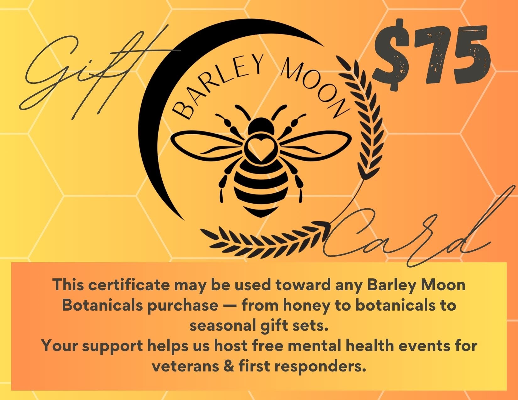 Barley Moon Botanicals Gift Card